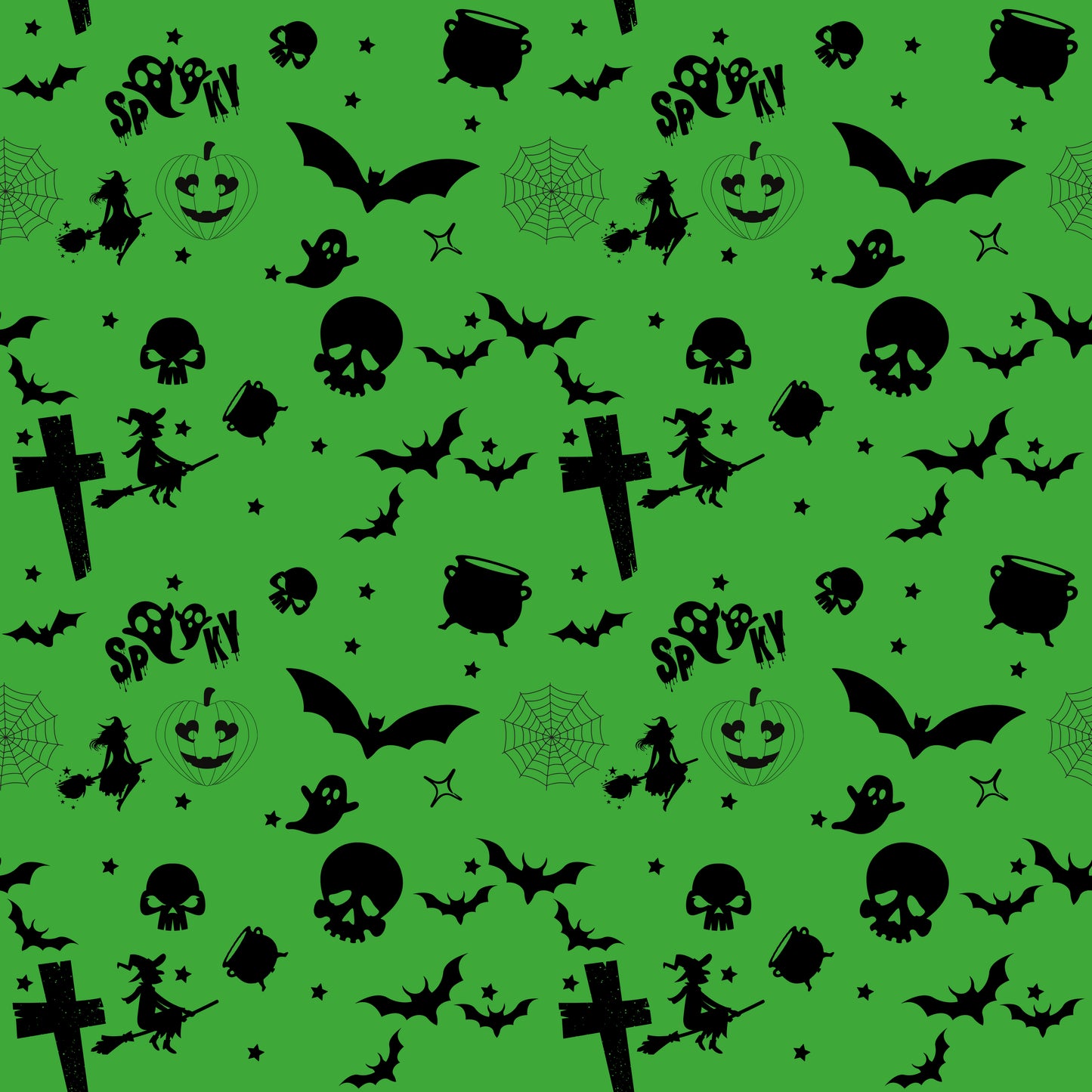 Cemetery Gathering Green & Black - Preorder