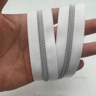 Zipper Tape Silver Teeth - Retail
