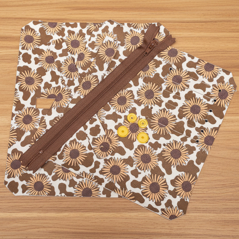 Pocket & Purse Pal Kit - Sunflower & Cow Print