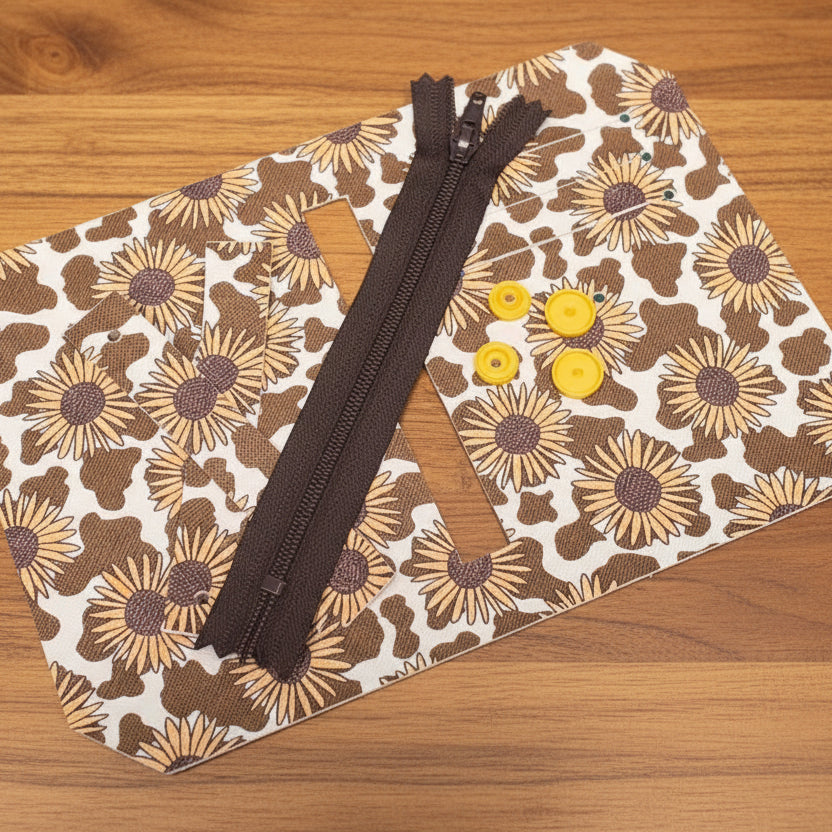 Pocket & Purse Pal Kit - Sunflower & Cow Print