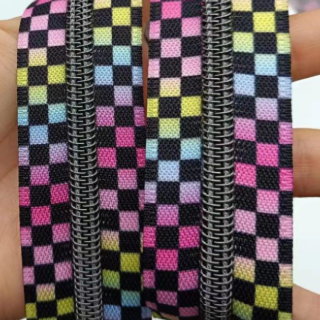 Gunmetal Zipper Tape - Retail
