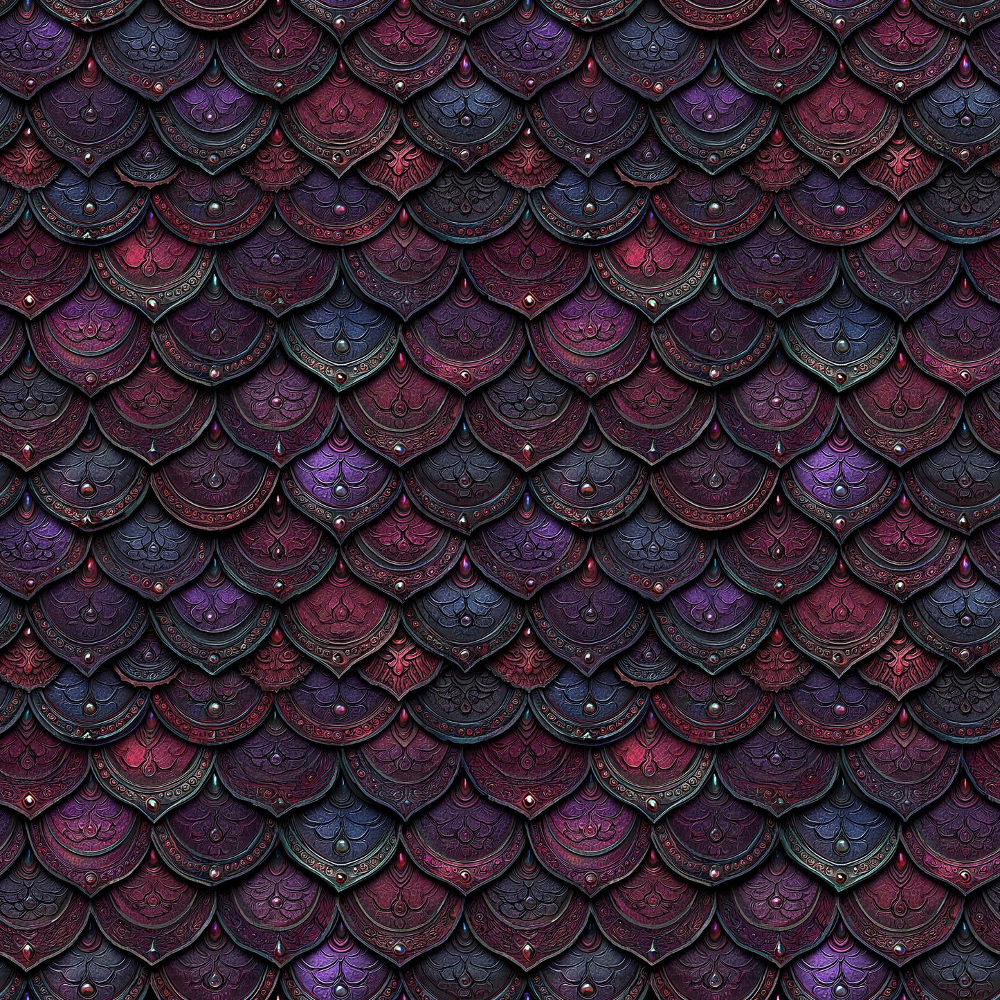 Purple Midnight Dragon Scales - Preorder