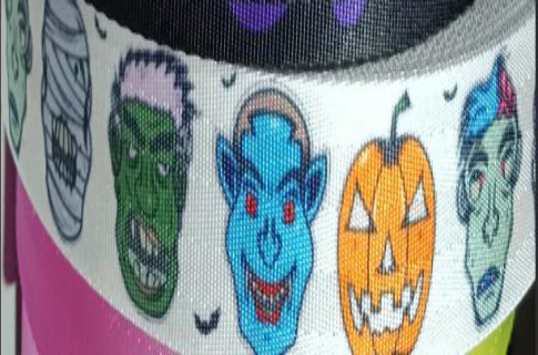 1.5" Monster Mash Seatbelt Webbing - Retail