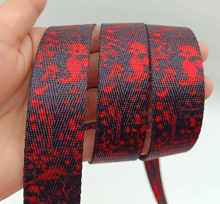 1" Blood Splatter Seatbelt Webbing - Retail