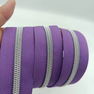 Zipper Tape Silver Teeth - Retail