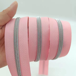 Zipper Tape Silver Teeth - Retail