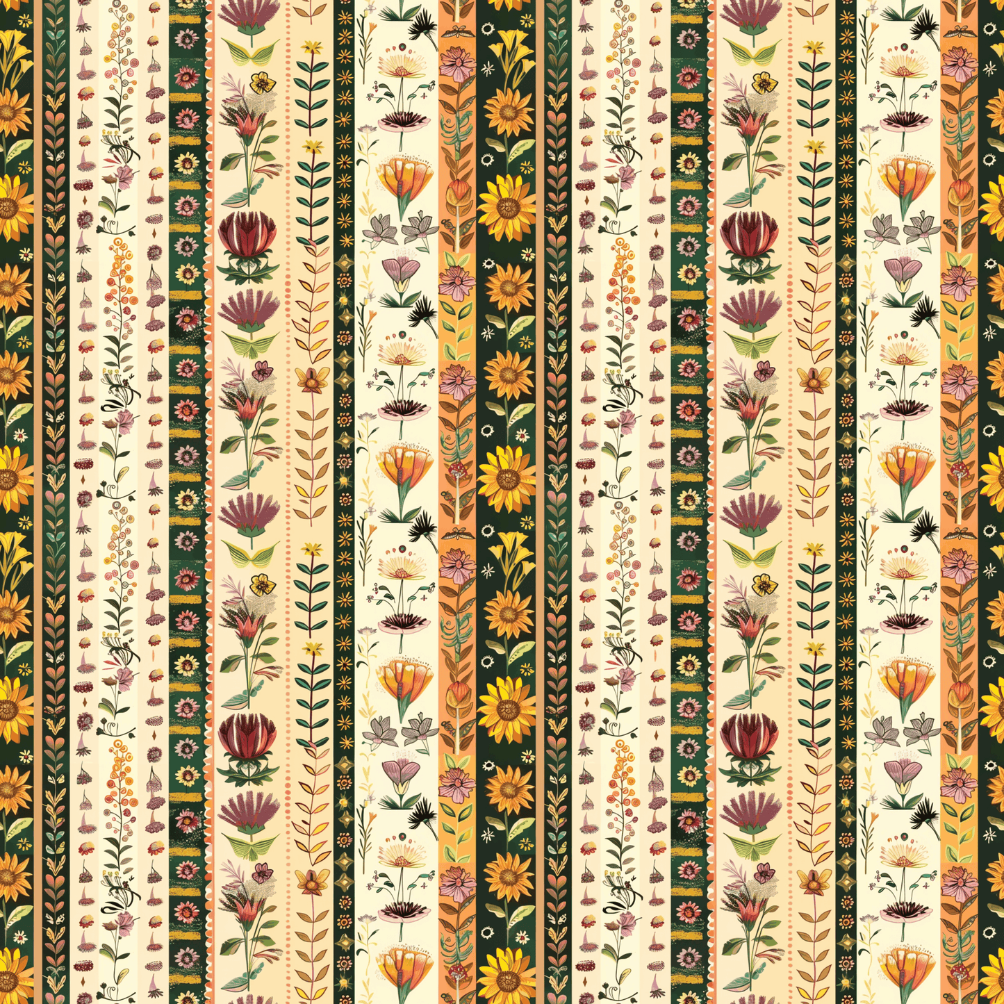 Striped Flowers - Preorder