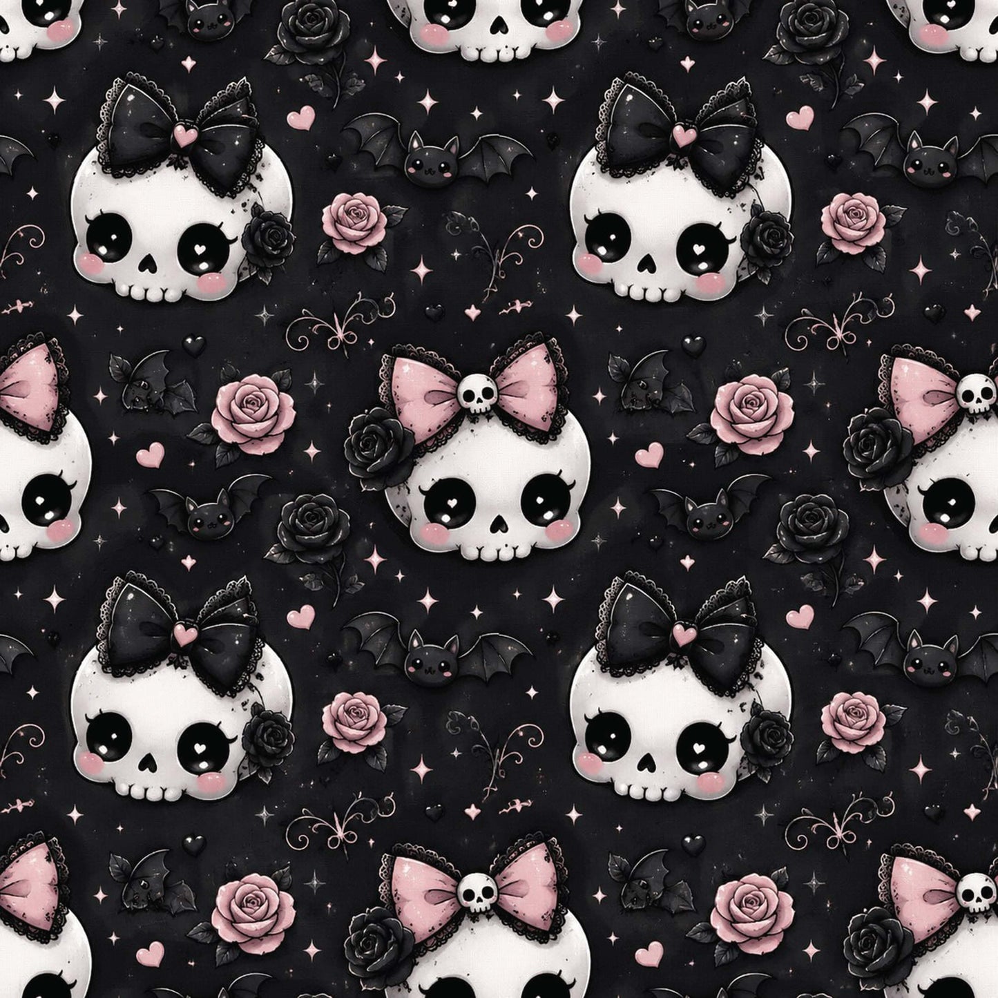 Cute Gothic Skull - Preorder