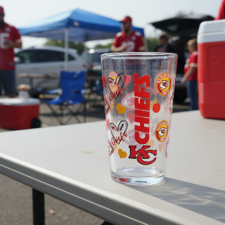KC Chiefs Print 16oz UVDTF Transfer - Retail
