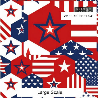 Patriotic Quilt Patchwork - Preorder