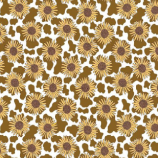 Sunflower W/ Cow Print - Preorder