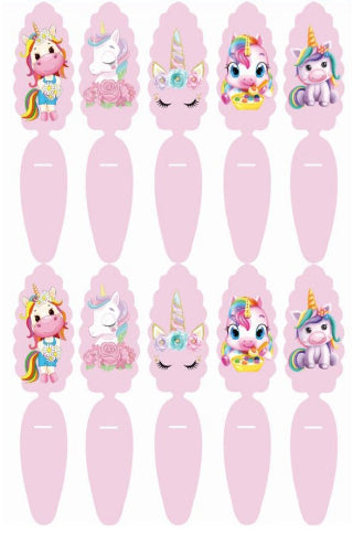 Unicorn Snap Clips - Retail