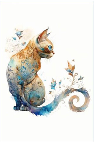 Cat Single 18" Panel