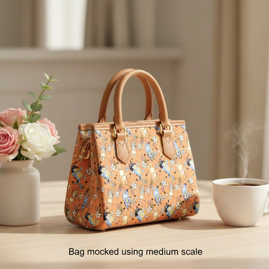 Bluey & Bingo Orange Background - Retail
