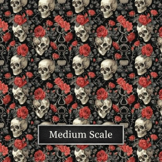 Macabre Roses & Skulls - Preorder