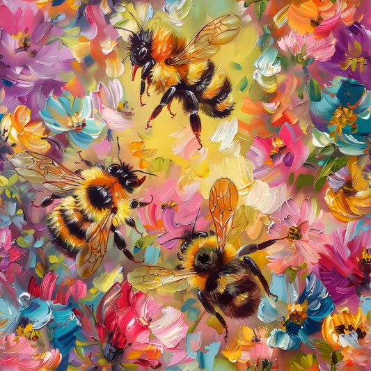 Oil Painting Bees - Retail