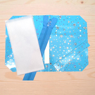 Pocket & Purse Pal Kit - Light Blue w. Stars