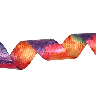 1.5" Rainbow Watercolor Poly Core Webbing - Retail (A Marybeth Exclusive)