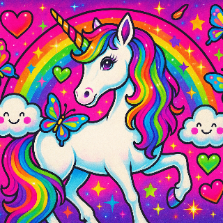 Lisa Frank Inspired