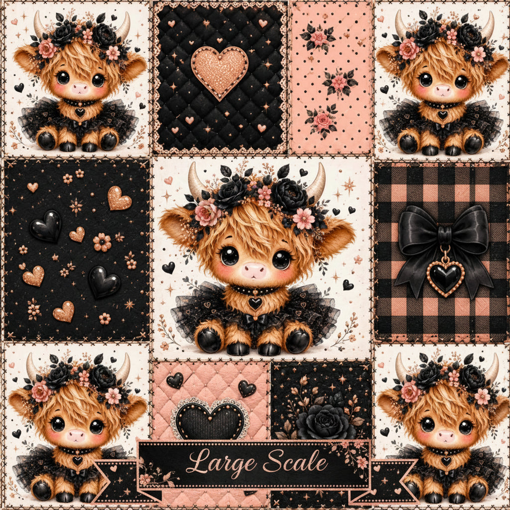 Gothic highland Cow - Preorder