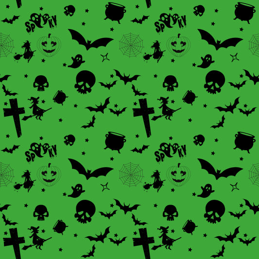 Cemetery Gathering Green & Black - Preorder