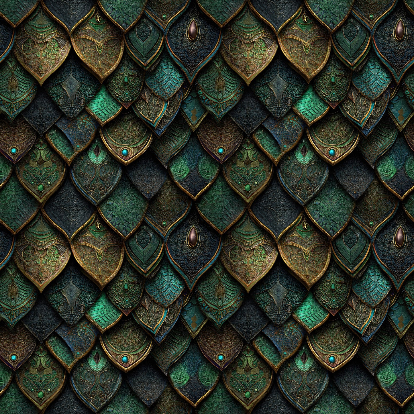 The Water Dragon Scales - Retail