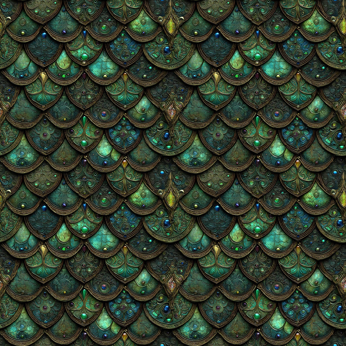 Water Elvin Armor Dragon Scales - Preorder
