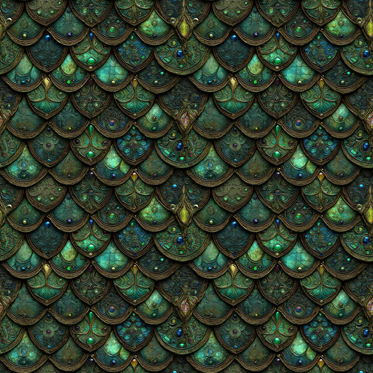Water Elvin Armor Dragon Scales - Preorder