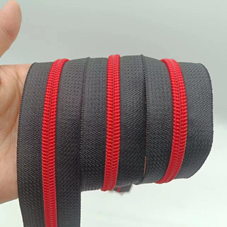 Colored Teeth Zipper Tape - Retail