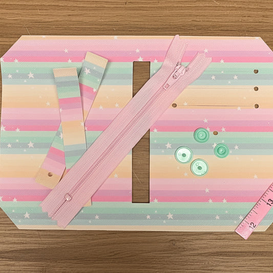 Pocket & Purse Pal Kit - Pastel stars & stripes