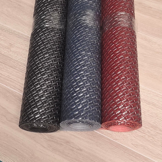 Metallic Basket Weave Embossed Vinyl - Retail