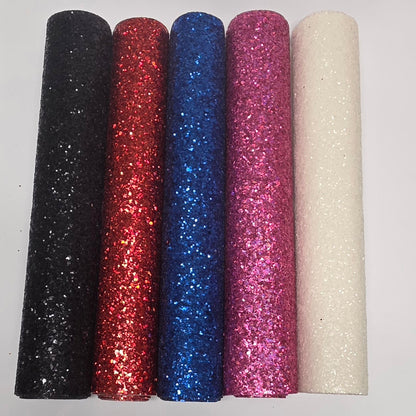 Chunky Solid Glitter Vinyl - Retail