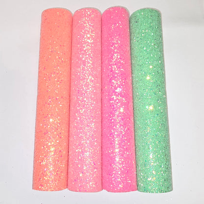 Chunky Neon Glitter Vinyl - Retail