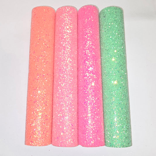 Chunky Neon Glitter Vinyl - Retail