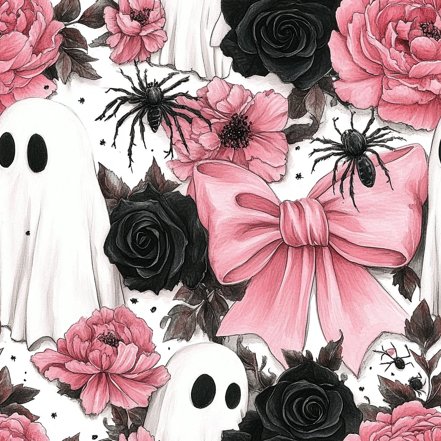 Cute Gothic Ghost & Bows - Preorder
