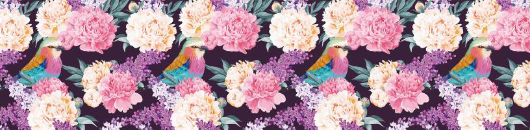 1" Flowers & Birds FOE - Retail