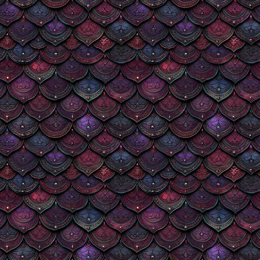 Purple Midnight Dragon Scales - Preorder