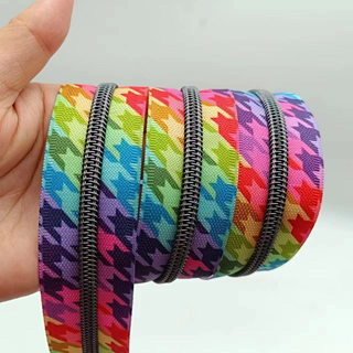Gunmetal Zipper Tape - Retail