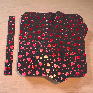Pocket & Purse Pal Kit - Black w. Red Hearts