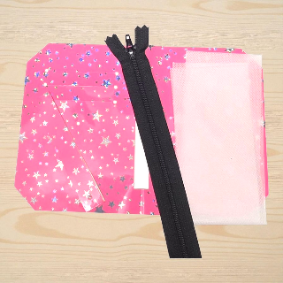 Pocket & Purse Pal Kit - Bright Pink w. Stars