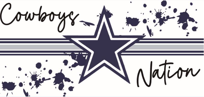 Cowboy Nation Print 16oz UVDTF Transfer - Preorder