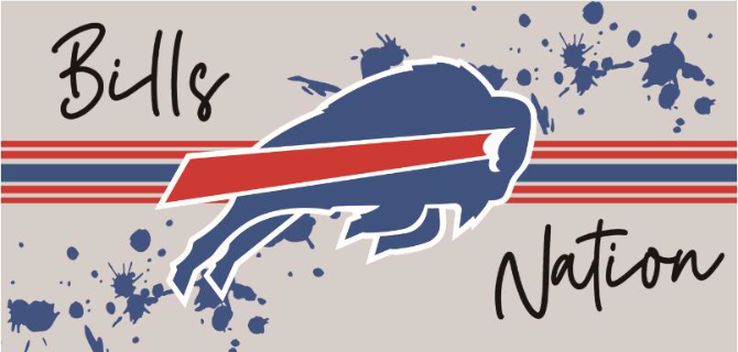 Bills Nation Print 16oz UVDTF Transfer - Preorder