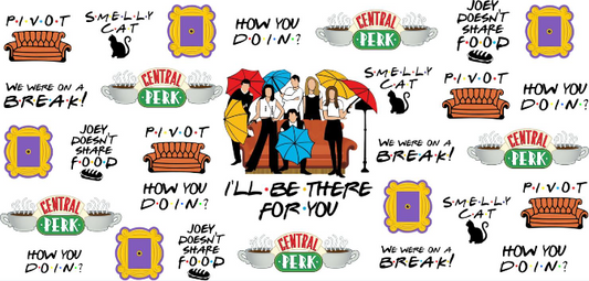 Friends Print 16oz UVDTF Transfer - Retail