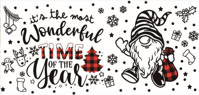 Wonderful Time of Year Print 16oz UVDTF Transfer - Preorder
