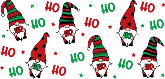 Christmas Gnomes Print 16oz UVDTF Transfer - Retail