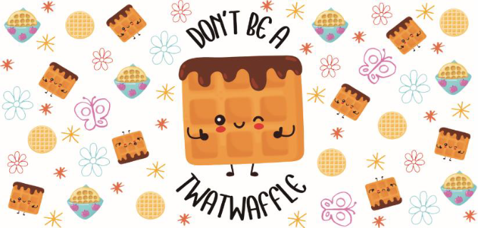 Twatwaffle Print 16oz UVDTF Transfer - Preorder
