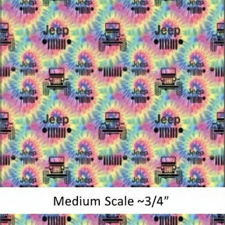 Jeep Tye Dye background - Preorder