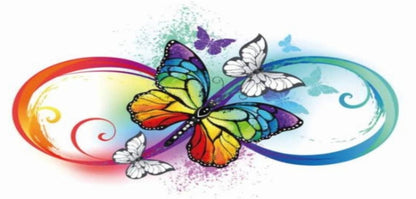 Infinity Butterfly Double 18" Panel