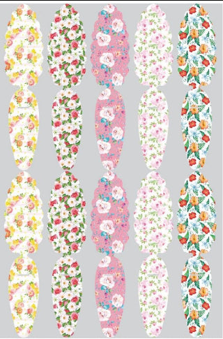 Floral Snap Clips - Retail