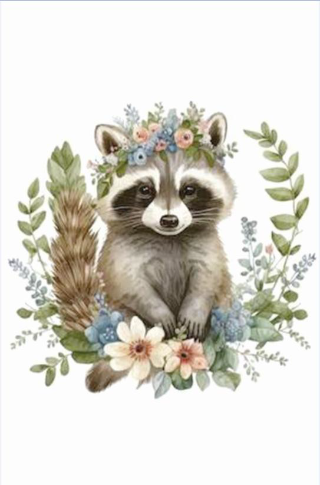 Racoon Single Panel